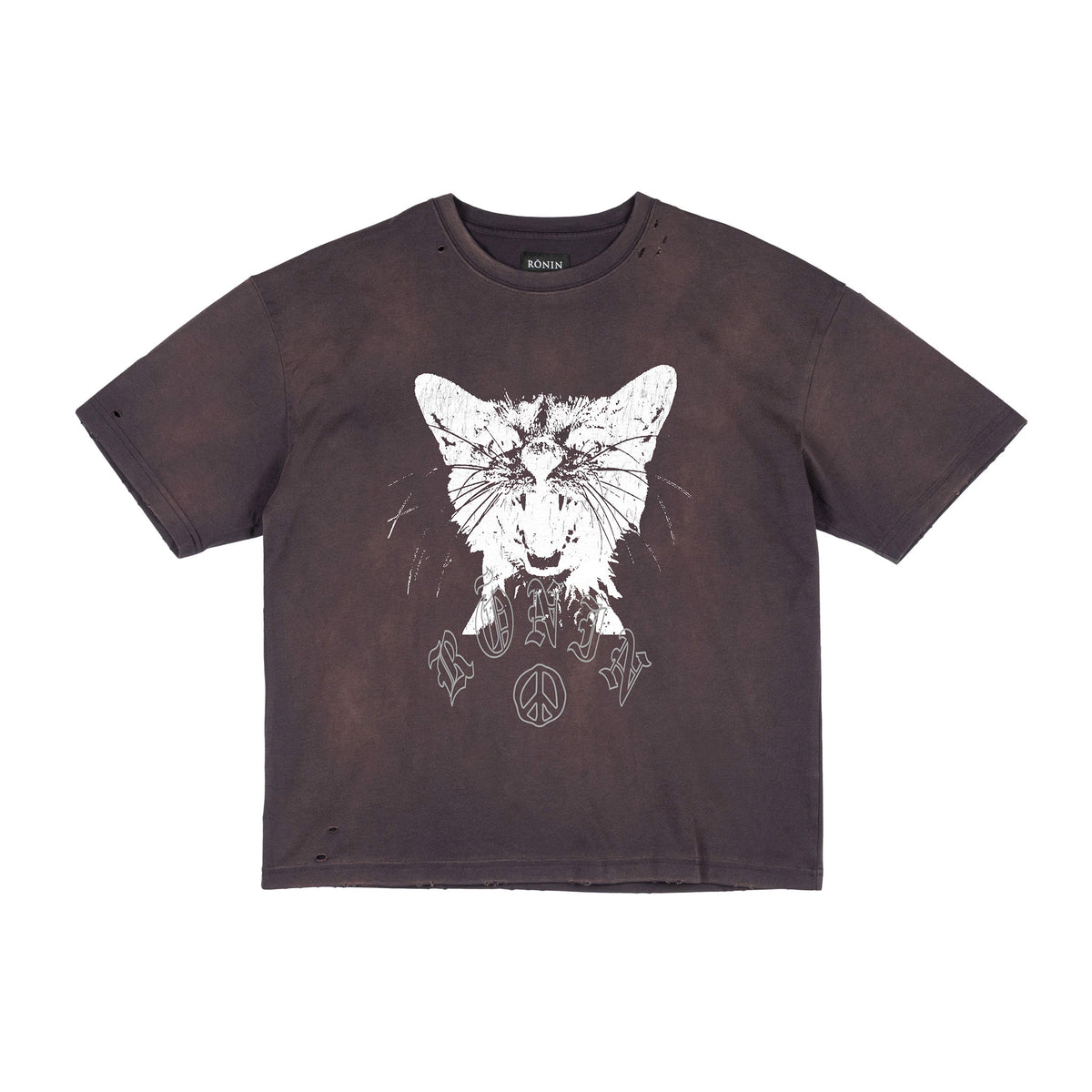 Cat Tee - Black Cherry – RŌNIN DIVISION