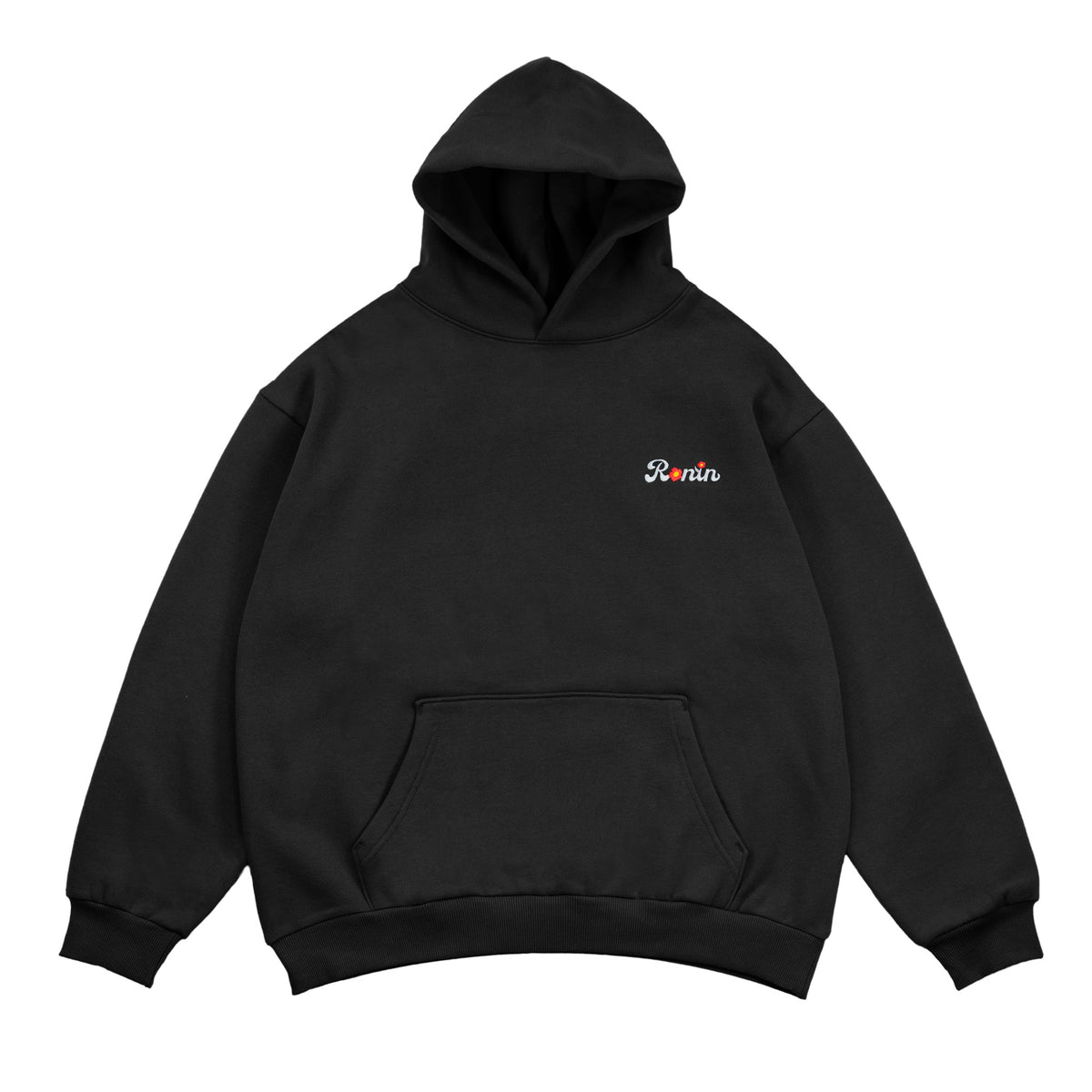 Flower Hoodie V2 - Black – RŌNIN