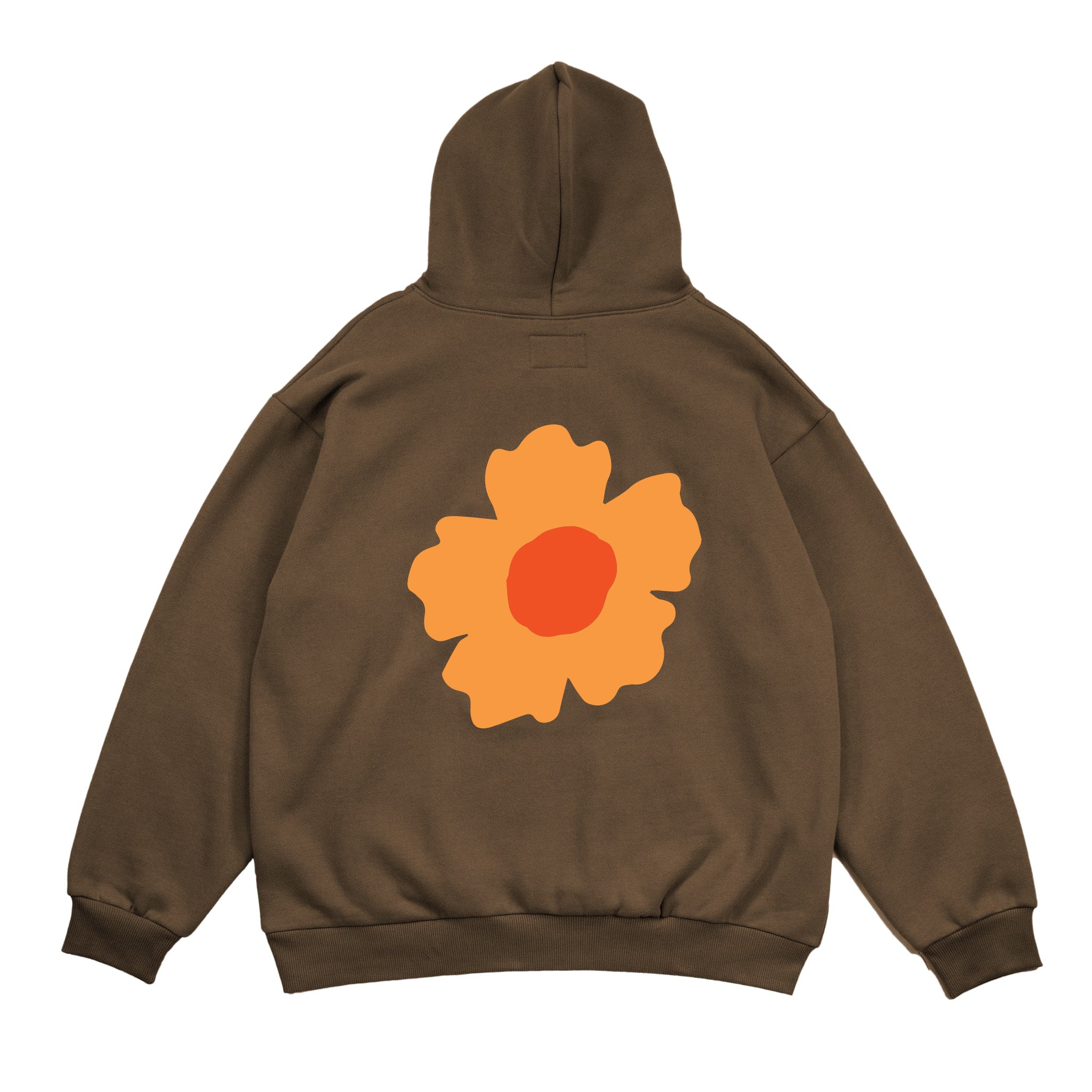 Flower Hoodie V2 Brown R NIN