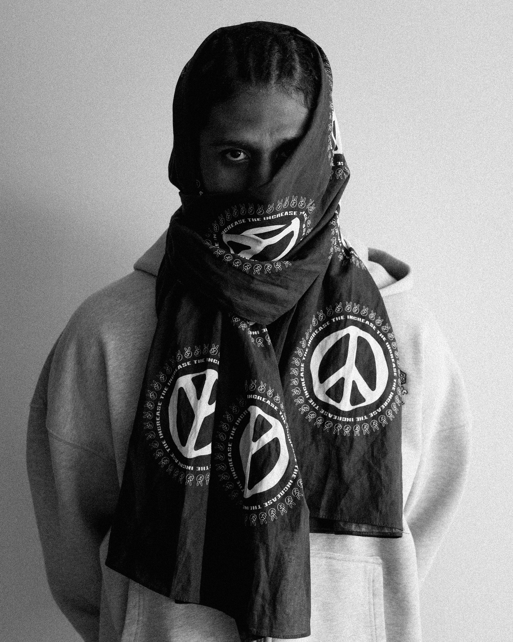Increase the Peace Scarf - Black – RŌNIN DIVISION