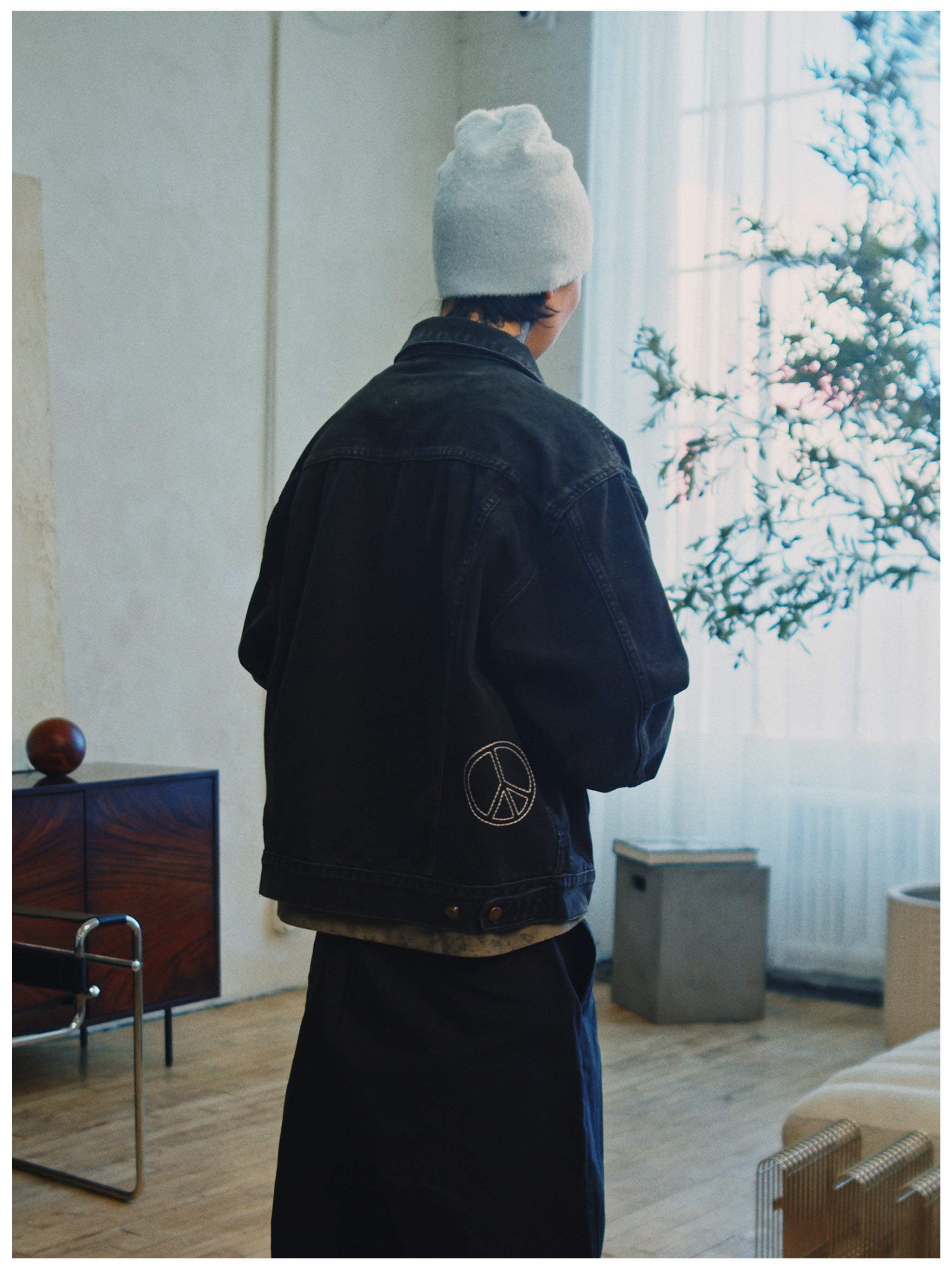 Inner Peace Denim Trucker Jacket - Black – RŌNIN DIVISION
