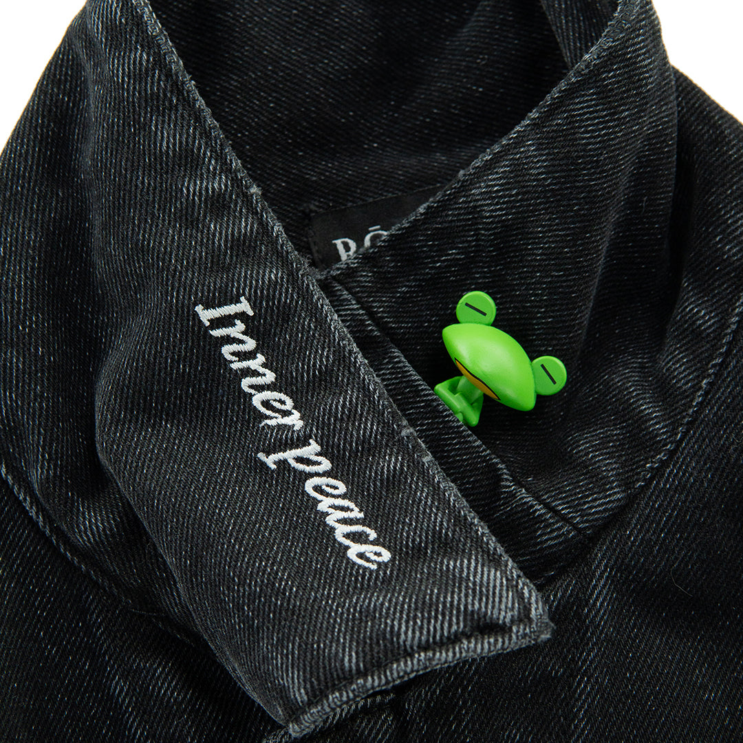 Inner Peace Denim Trucker Jacket - Black – RŌNIN DIVISION