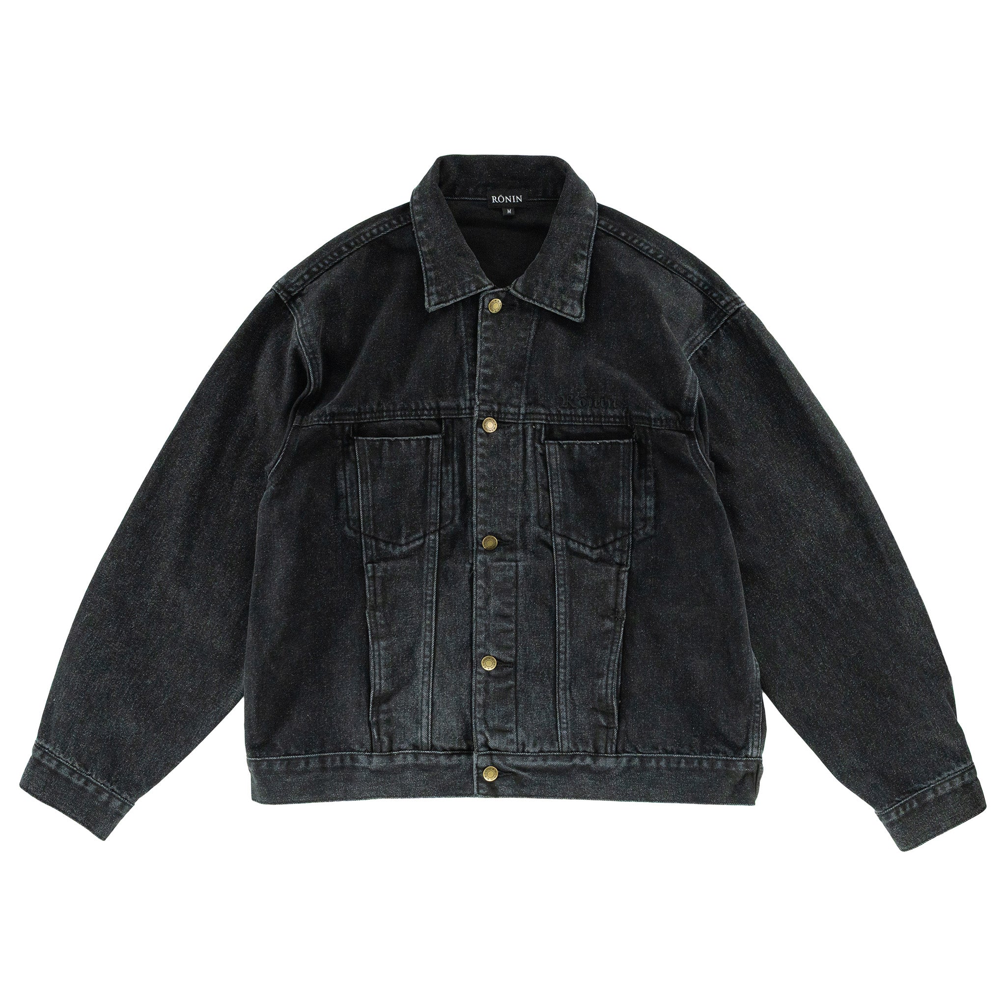 Inner Peace Denim Trucker Jacket - Black – RŌNIN DIVISION