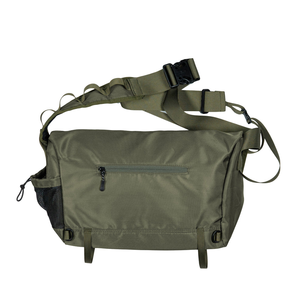 
                      
                        Nylon Messenger Bag - Olive
                      
                    