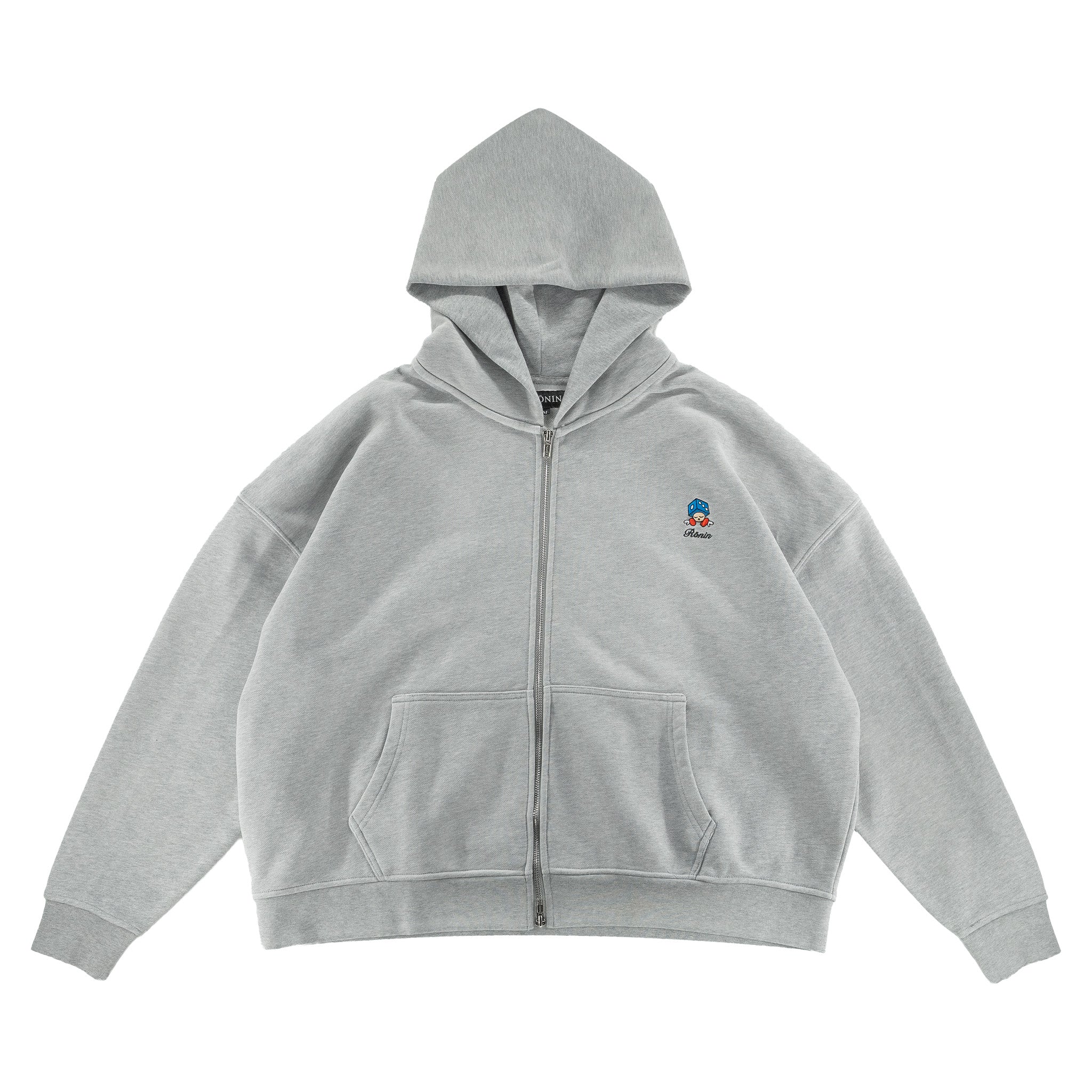 Party Zip Up Hoodie - Heather Grey – RŌNIN DIVISION