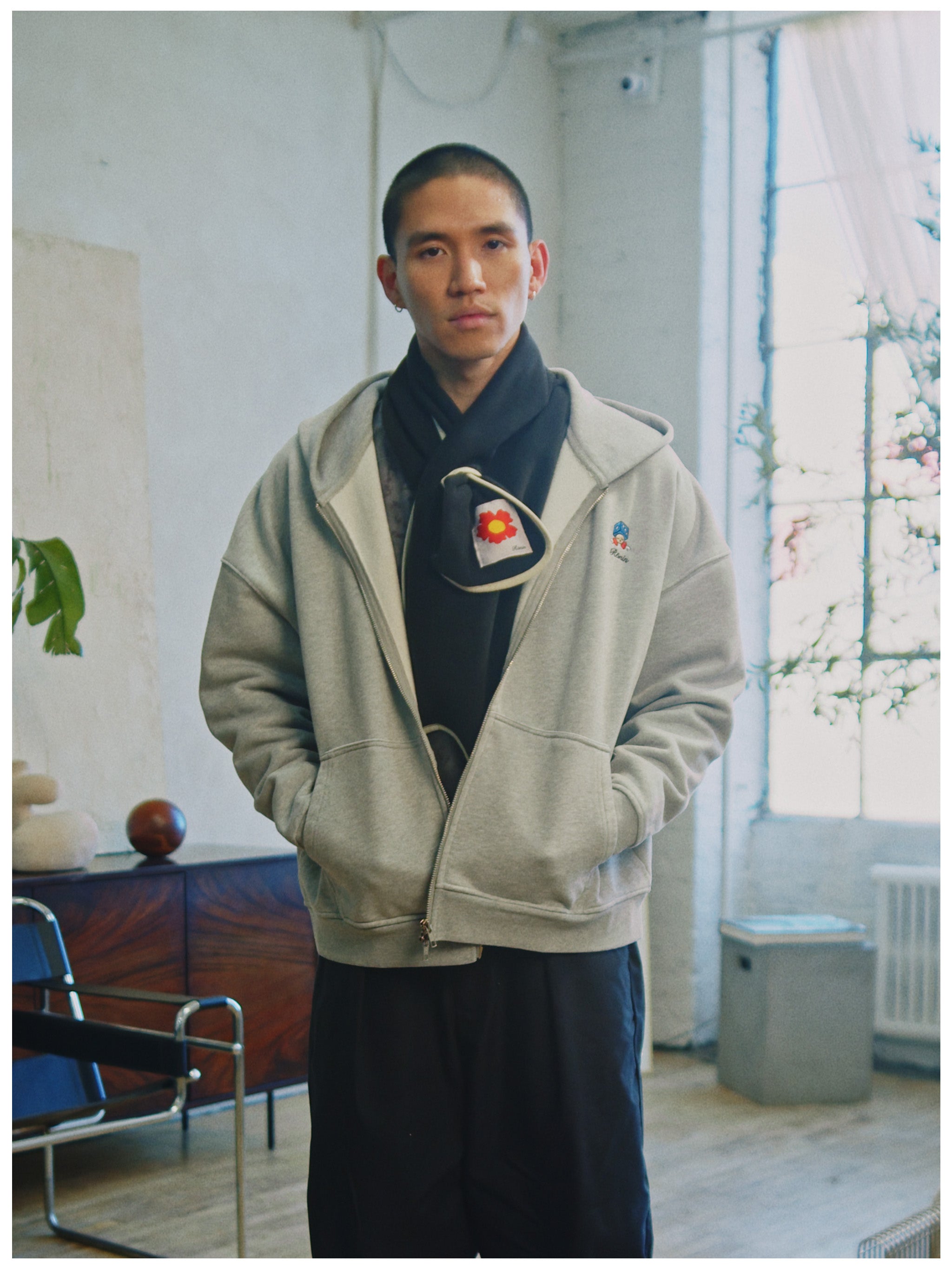 Party Zip Up Hoodie - Heather Grey – RŌNIN DIVISION