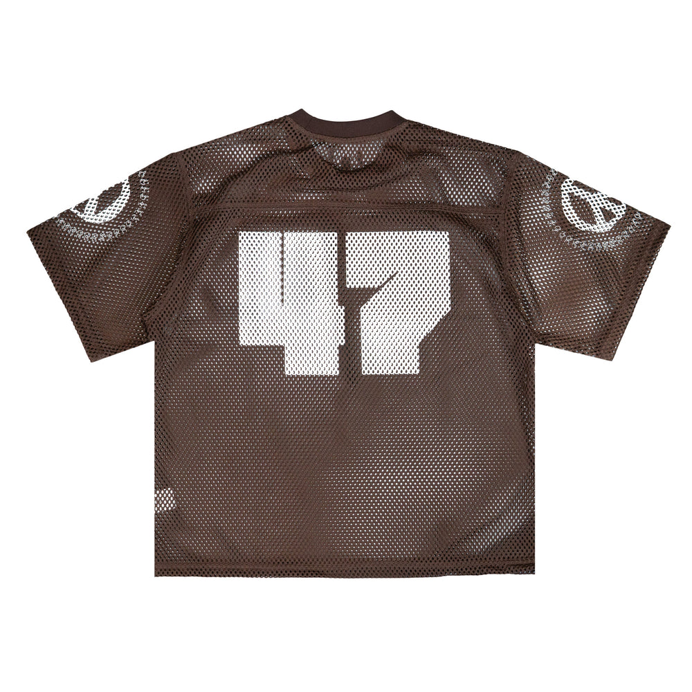 
                      
                        Peace Football Jersey - Brown
                      
                    