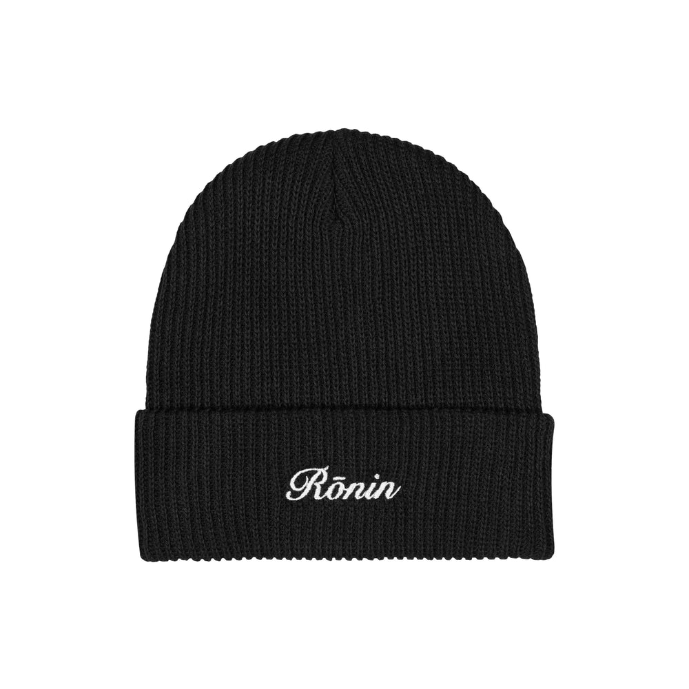 Script Logo Beanie - Black